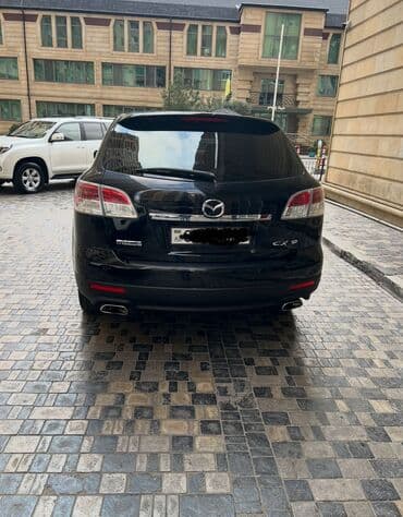 азербайджан авто: Mazda CX-9, qara rəng, 7 yerlik geniş krossover. Xüsusiyyətlər: - — 2