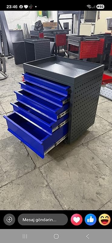 ag qara sekiller instagram: Metalkonstruksiya alət şkafı – 5 çekməcəli - Material: qalın metal — 1