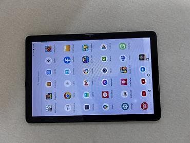 planset tablet: Oteeto planşet - Korpus: nazik, yastı kənarlı metal gövdə, tünd mavi — 8