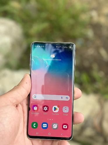google pixel 10: Samsung Galaxy S10, 128 GB, rəng - Ağ, Barmaq izi — 2