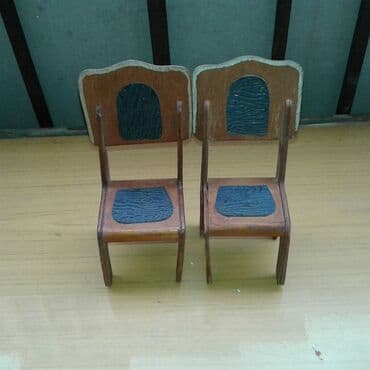 işlenmiş maşınlar: Куклы(SSSR). Комплект "Кукла - школьница с кроватью и стульями" — 10