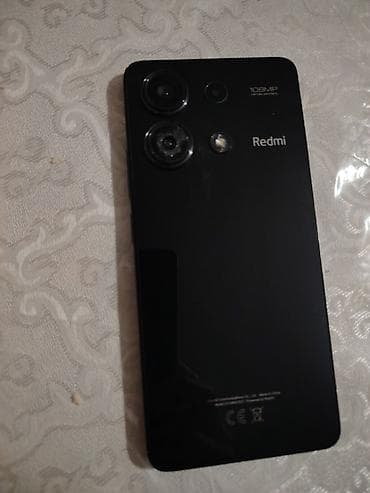 2 ci el apple 11: Redmi Note 13, 128 GB, rəng - Qara, Barmaq izi, İki sim kartlı, Face ID — 1