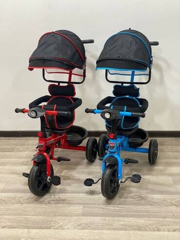 1 3 yaşlı uşaqlar üçün üçtəkərli velosipedlər: Uşaqlar üçün üçtəkərli velokolyaskalar 1-5 yaş üçün tam uyğun — 1