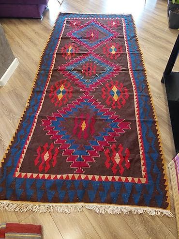 Другой текстиль: Kilim xalça - Naxış: Şərq üslubunda həndəsi motivlər, mərkəzdə romb — 1