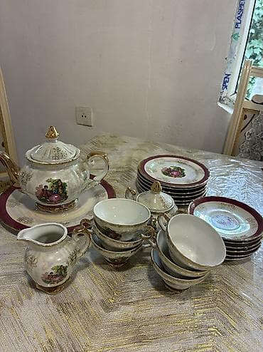 mini drel satilir: Yamasen fine porcelain japan isdesali Cay dest heresi 6 denedi caynik — 1