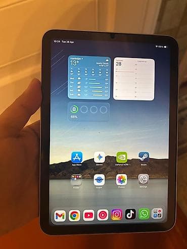 Apple iPad mini 7 space gray 128gb (93%)batarey