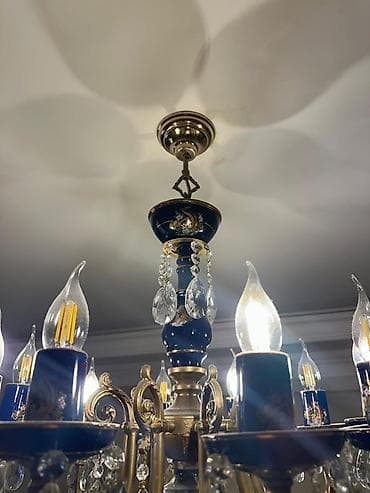 keramik: Çılçıraq, 8 lampa — 5
