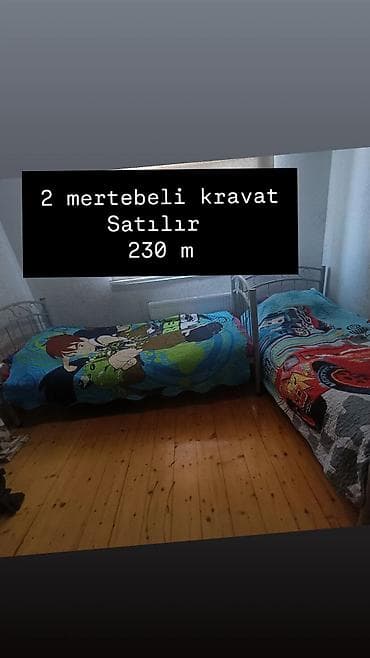 mebel alan: İki mərtəbəli kravat satılır — 230 m. Metal çərçivəli, klassik — 1