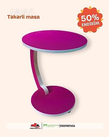 magaza vitrin: Jurnal masası, Yeni, Açılmayan, Laminat, Yumru masa — 5