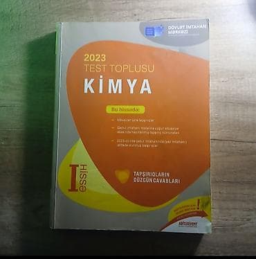 İdman və hobbi: Məhsul: 2023 “Test Toplusu – Kimya”, I hissə Nəşriyyat: Abituriyent — 1