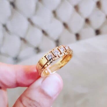 nişan üzükleri: Nişan, Üzük, Versace, Sarı qızıl, 750 Əyar, Brilyant — 1