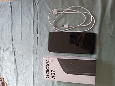 1288 telfon: Samsung Galaxy A07, rəng - Qara, Barmaq izi — 3