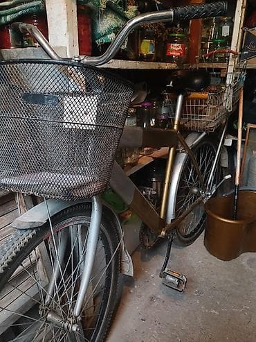 Şəhər/daşıma tipli velosiped - Rahat yüksək sükan və yumşaq oturacaq