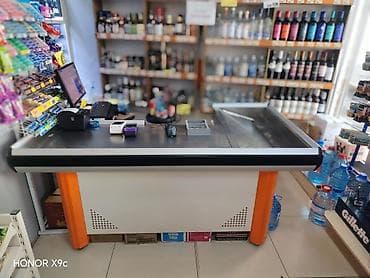 dəmir kassa: *Seva Xirdalan* marketlər ucun kassa stolu satilir. 2 ədəddir. Həm saq — 1