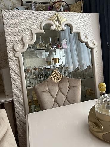 eyvan masa: Klassik üslubda yemək otağı dəsti - Dəst: düzbucaqlı yemək masası 8 — 6