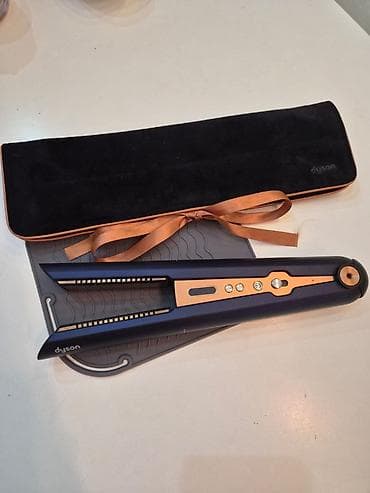 dyson utu fen: Dyson Corrale saç ütüsü – Mis/qızılı detallı, tünd göy rəng. Təzə — 1