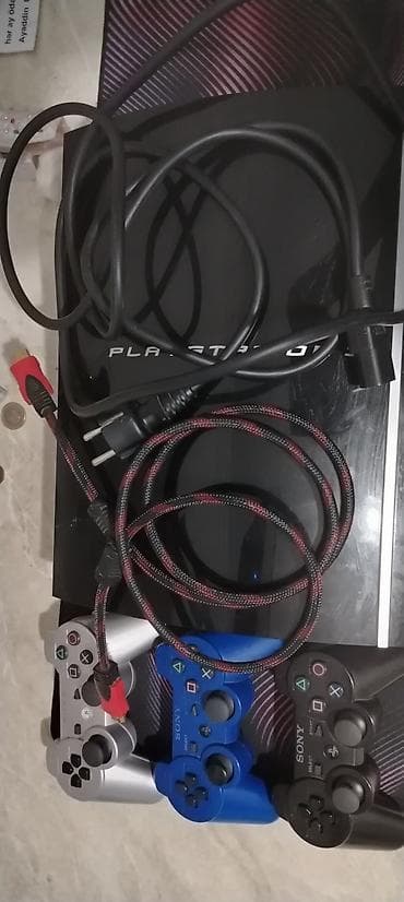 playstation 3 kreditle: Salam playstation 3 fat 325 gb 3 dualshok jostik HDMI üstündə vezyeti — 1