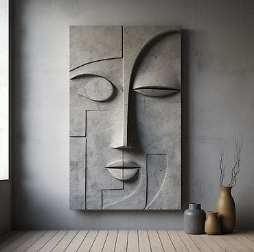 3D Divar Dekoru, Qayalıq Effekt və Heykəllər Evinizi və ya