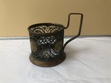 ваза стеклянная прозрачная высокая без узора: Бокал, 1965 год, Россия — 11