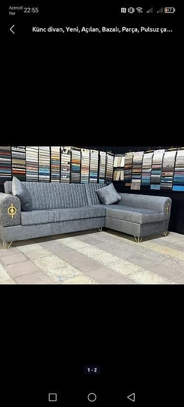 bazalı: Künc divan, Yeni, Açılan, Bazalı, Parça, Şəhərdaxili pulsuz çatdırılma — 1