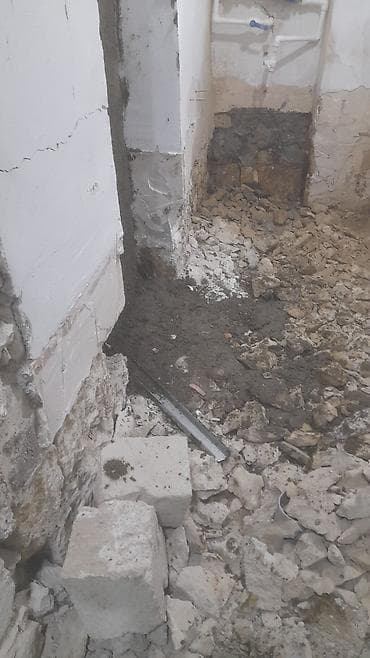 2.el pencere: Daş-divarların sökülməsi və açılışların hazırlanması xidməti - — 2