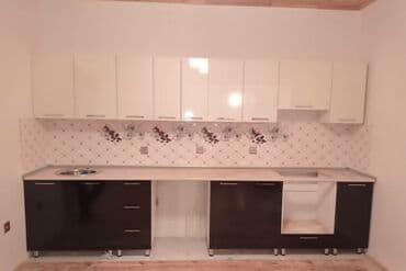 ilkin odenissiz metbex mebelleri: Sifarişlə mətbəx dəsti, Özü çəkən petlələr, Parlaq laminat, Kredit yoxdur, Pulsuz çatdırılma, Ödənişli çatdırılma, Rayonlara çatdırılma — 1