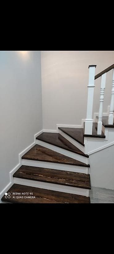 Quru inşaat materialları: Mərtəbələrarası ağac pilləkən – klassik dizayn - Material — 8