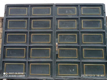 profil demiri: İşlənmiş Dəmir Həyət darvazası, Mexaniki, Qapı ilə, rəng - Qara, Kredit yoxdur, Ödənişli çatdırılma — 3