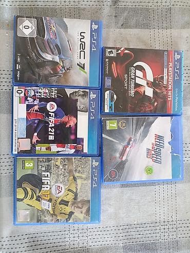 need for speed payback: PS4 üçün oyun diskləri toplusu. Dəstdə 5 ədəd PlayStation 4 oyunu — 1