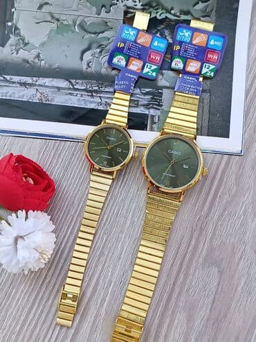 elektron saat oyrənmək: Qol saatı, Casio, rəng - Qızılı — 3