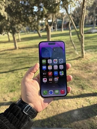 iphone 12 case: IPhone 14 Pro Max, 256 GB, Deep Purple, Face ID, Simsiz şarj — 2