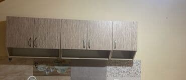 mətbəxt mebeli: Mətbəx mebeli dəsti Tərkib: - Divar dolabları: 4 qapılı üst modul — 2