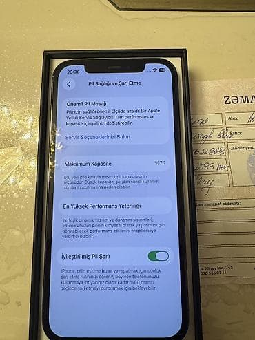 ucuz telafonlar: IPhone 12 Pro, 256 GB, Pacific Blue, Simsiz şarj, Face ID, Sənədlərlə — 8