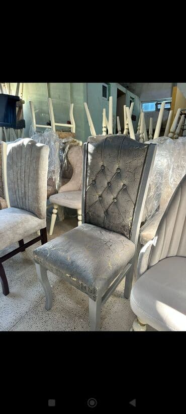 Mətbəx üçün, Yeni, Dördbucaq masa, 6 stul