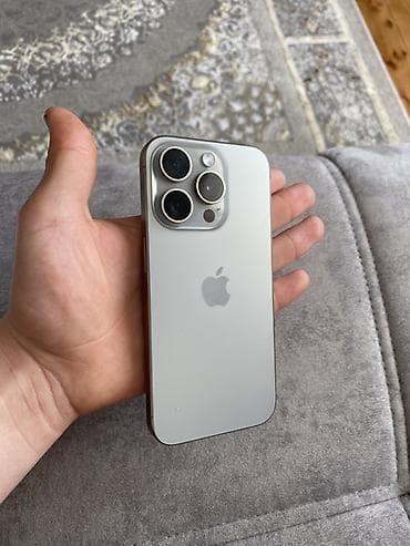iphone se 2 azerbaycan: IPhone 15 Pro, 256 GB, Natural Titanium, Face ID — 3