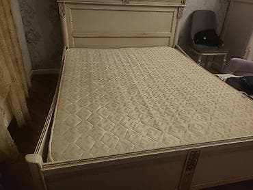 İşlənmiş, İkinəfərlik çarpayı, Bazasız, Matras ilə, Siyirməsiz