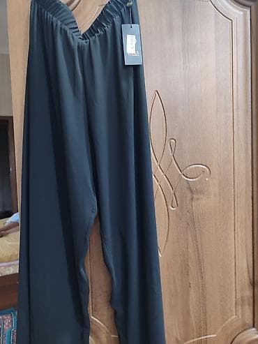 Qadın şifon şalvar - Rəng: qara - Parça: nazik, yüngül və yarımşəffaf