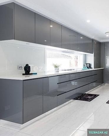 termo ucuz: Sifarişlə mətbəx dəsti, Özü çəkən petlələr, MDF — 5