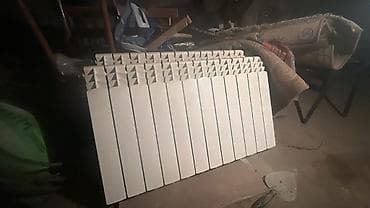qizdirci: Alüminium radiator dəsti - Material: alüminium - Rəng: ağ - Bölmə — 2
