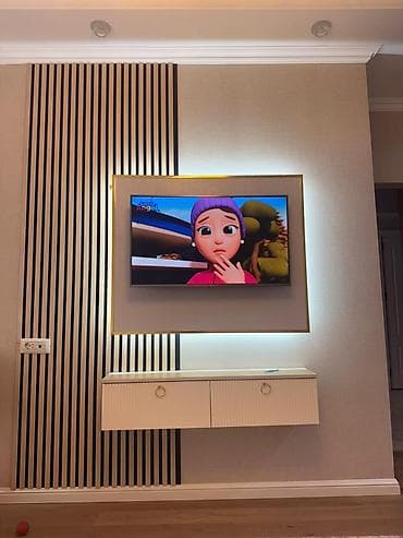 İşlənmiş, Düz TV altlığı, Polkalı lalafo.az -da İşlənmiş, Düz TV altlığı, Polkalı