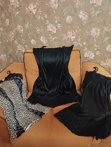 Qadın üçün gecə geyimləri dəsti - bir ədədi 10 azn - Model: Klassik