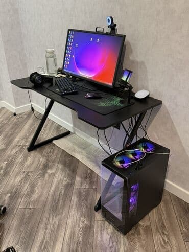 Kompüter və noutbuk aksesuarları: Gaming kompüter komplekti Tərkib: - Sistem bloku: şüşə panelli — 3