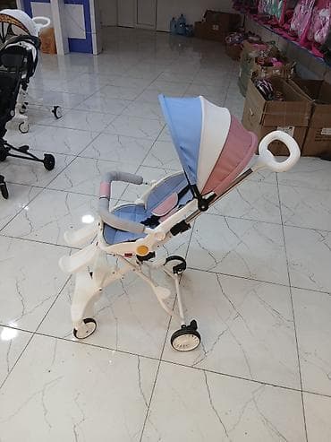 Детская одежда и обувь: Классическая прогулочная коляска, Новый, Пол: Мальчик, Возраст: 1-6 месяцев, Платная доставка — 2