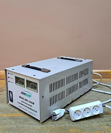 istabizator: İşlənmiş, Ev üçün, 1 faza, Gərginliy stabilizatoru, Digər gərginlik — 2