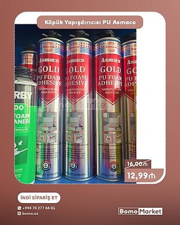 Köpük Yapışdırıcısı PU Asmaco – GOLD PU FOAM ADHESIVE - Poliuretan — 1