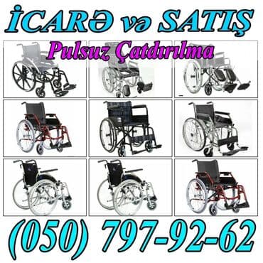 Müxtəlif model əlil arabaları – icarə və satış. - Manual (əl ilə idarə