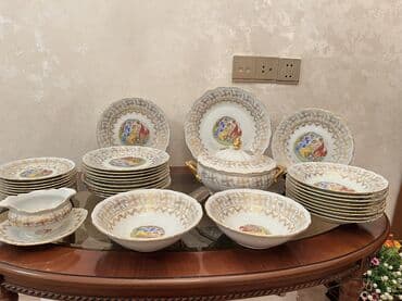 qab qacaq instagram: Nahar dəsti, rəng - Ağ, Farfor, Almaniya — 5