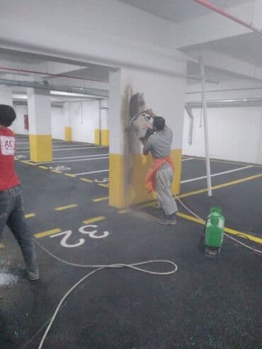 qabyuyan təmiri: #Betonkesme #betondeşmə Beton kubik kərpic - dən kəsim deşim — 9