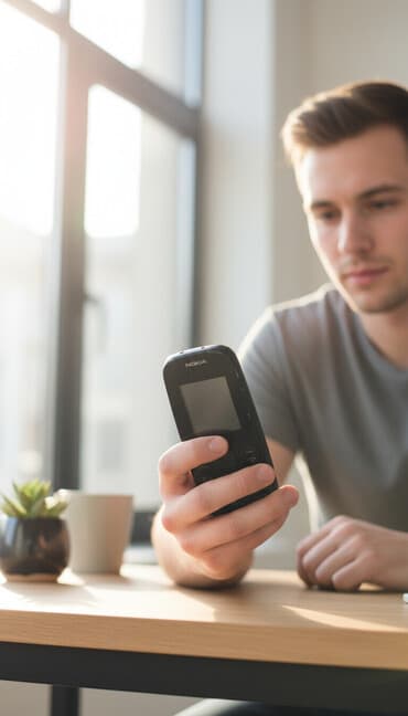 naxtel nömrə satışı: Nokia 1, rəng - Qara, Düyməli — 1