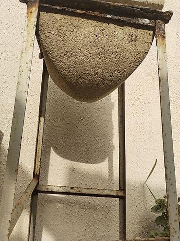 bed: Beton məhləli əl yuma/utility lavası (dayaqla) - Material: qalın — 3